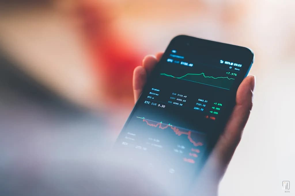 A cryptocurrency price chart showing a sharp upward rally past a round-number milestone