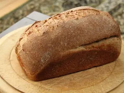 A sliced wholegrain loaf