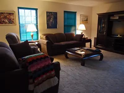 layered lighting living room lamps