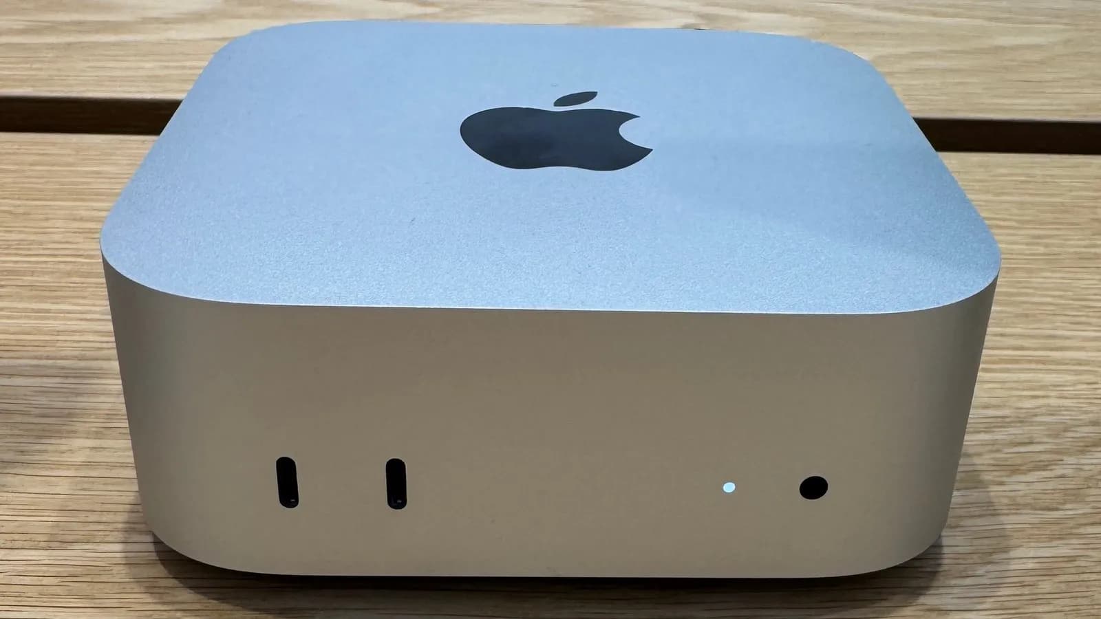 An Apple Mac mini, the small desktop computer now being bought in bulk to train agents that operate a screen