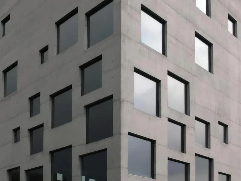 A modern educational building designed for students