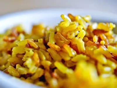 A bowl of cooked rice