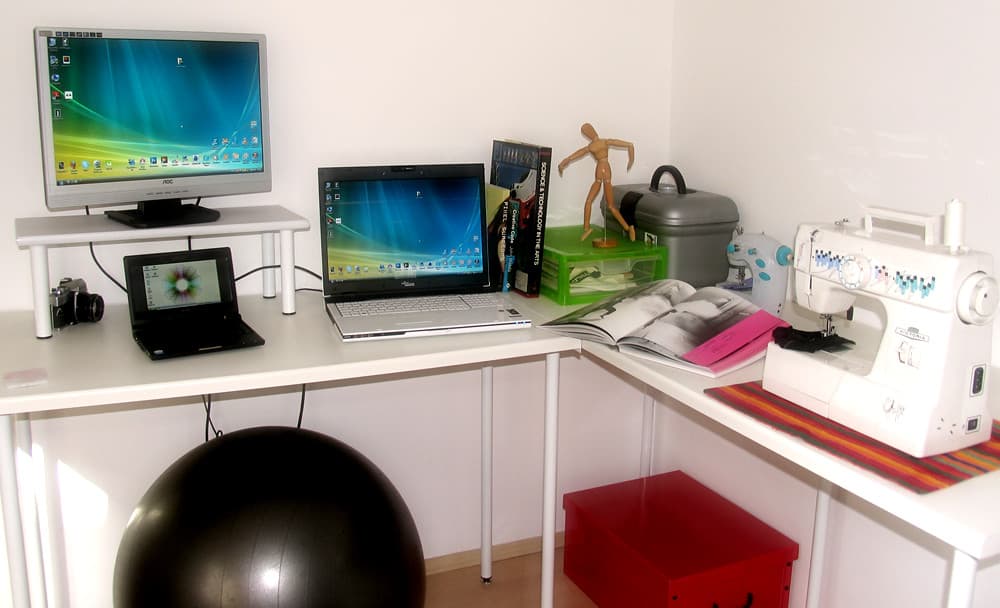 A small apartment living space with open-concept layout, multifunctional furniture, and strategic vertical storage