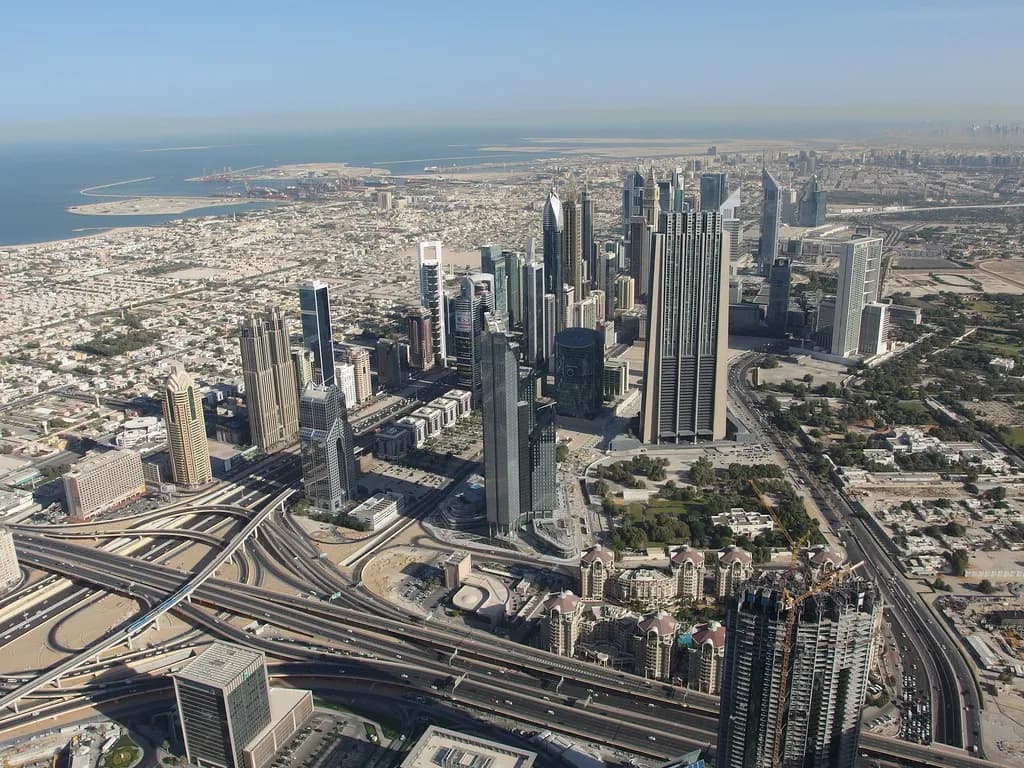 Dubai skyline representing the UAE's diversified economy