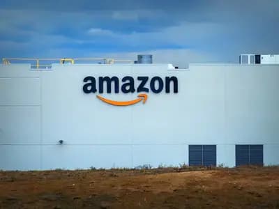 An Amazon fulfilment centre warehouse in Thornton, Colorado, illustrative of Amazon's retail operation and not the Muse dispute itself, photographed in May 2026