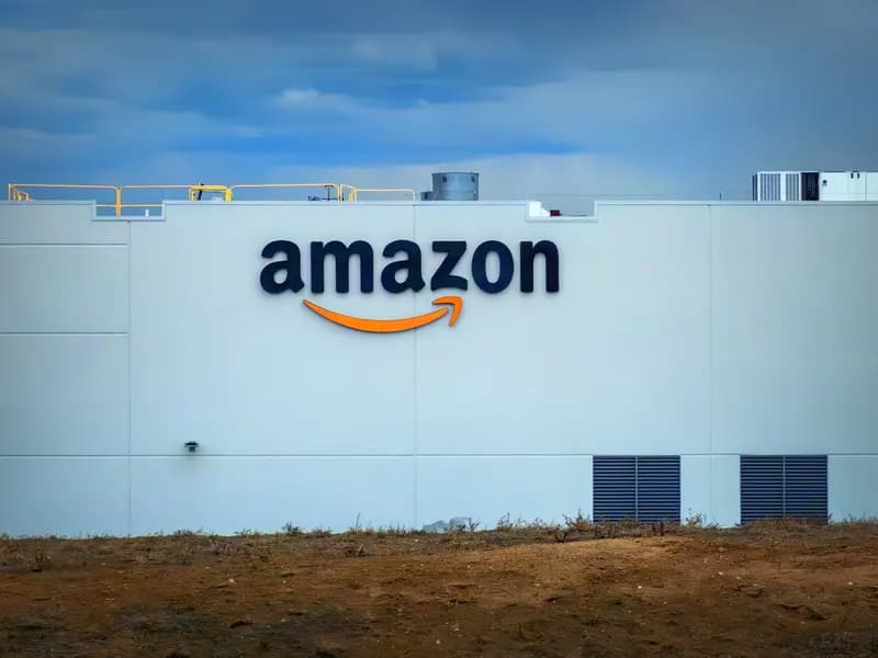 An Amazon fulfilment centre warehouse in Thornton, Colorado, illustrative of Amazon's retail operation and not the Muse dispute itself, photographed in May 2026