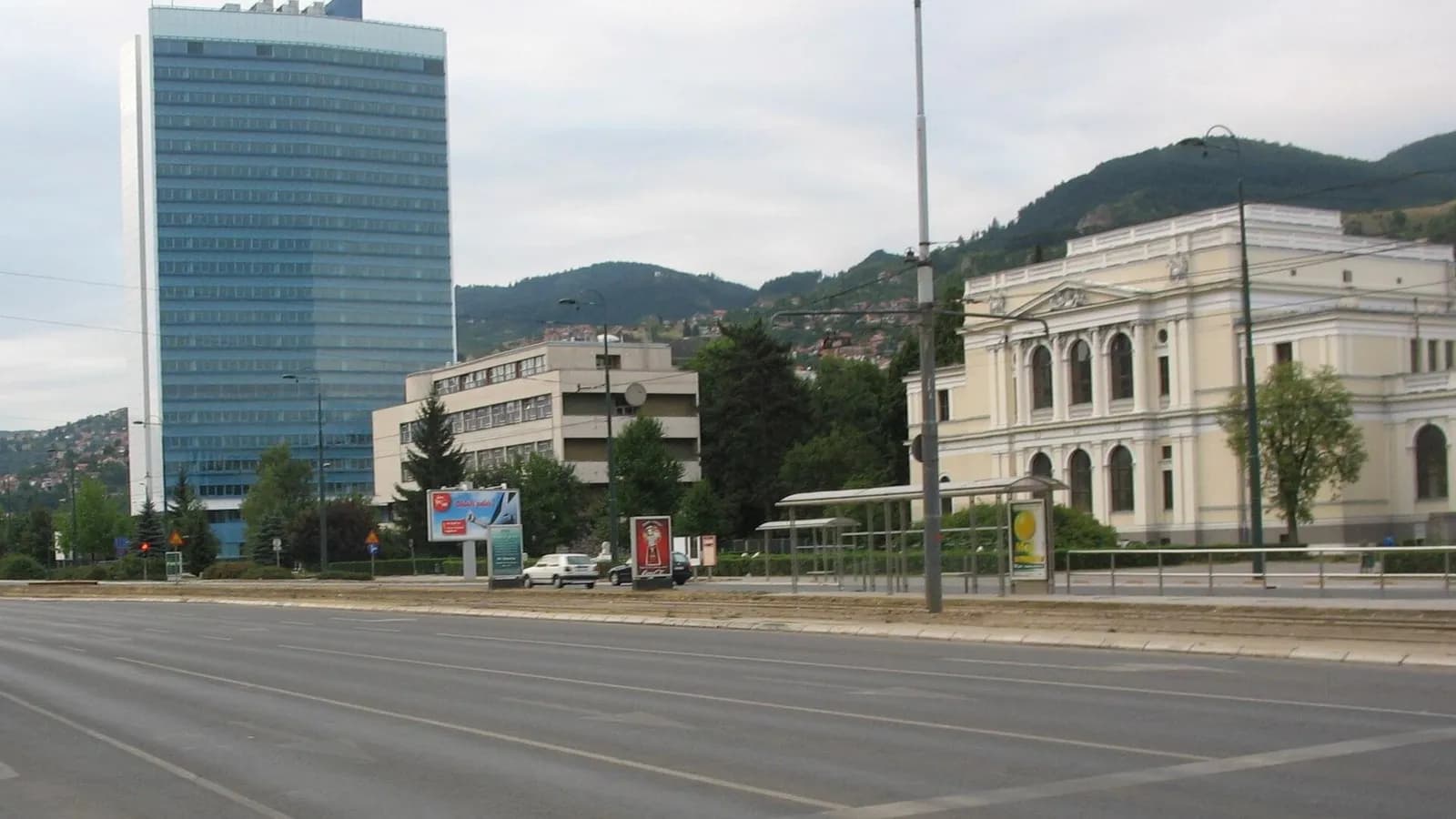 The parliament building in Sarajevo after its reconstruction, photographed on 31 July 2007, a file photograph and not from the election