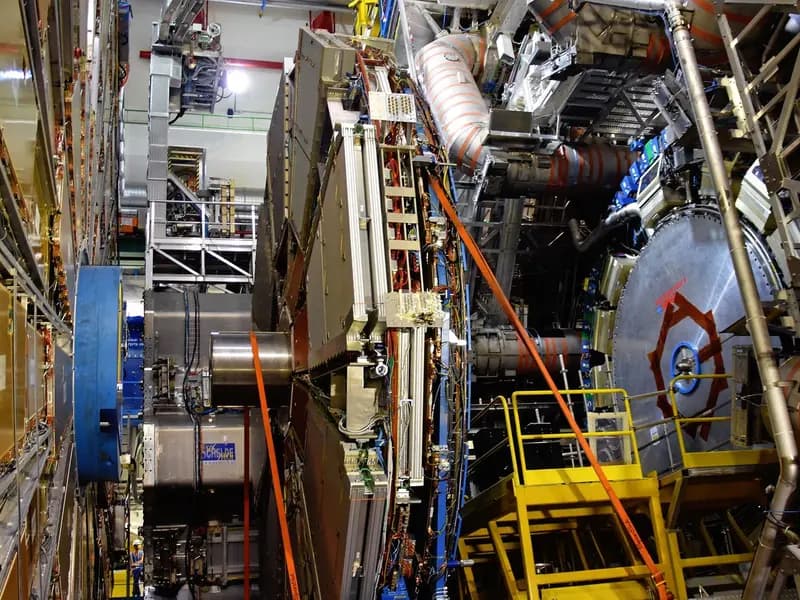The ATLAS detector at CERN's Large Hadron Collider, illustrative of the machine now being partly dismantled for its High-Luminosity upgrade, photographed in September 2019