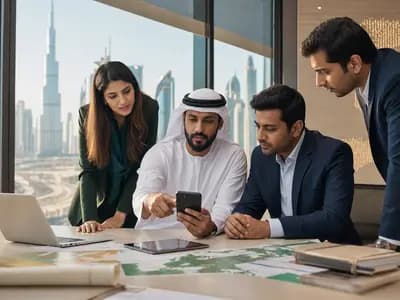 Financial technology leaders discussing cross-border digital payments between Dubai and Pakistan