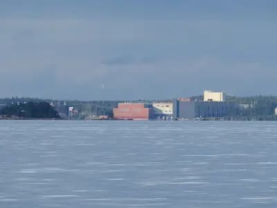 Google's data centre at Hamina, Finland, on the site of a former paper mill, photographed on 29 July 2016, a file photograph of the existing Hamina site and not of the Muhos or Kajaani sites