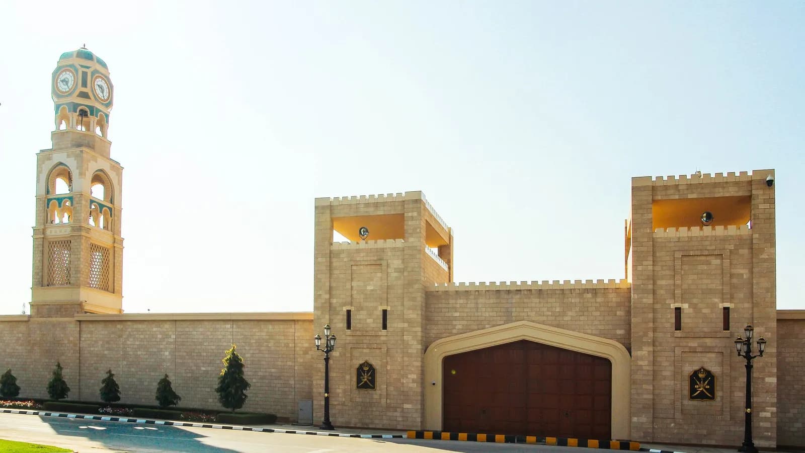 The Qasr al-Hosn palace on the seafront at Salalah, Oman, where the postponed meeting between Iran and the Gulf states was to have been held