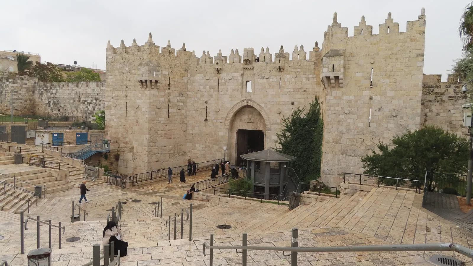 Damascus Gate, the entrance to Jerusalem's Old City named in this report, photographed in November 2022