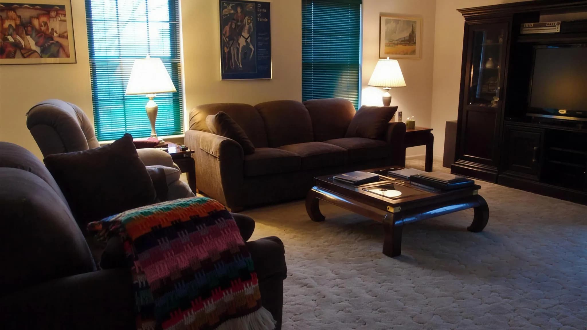 layered lighting living room lamps