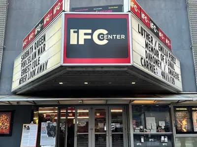 The IFC Center, an independent movie theatre in New York City, illustrative of the film culture Letterboxd serves and not a party to the sale, photographed in November 2024
