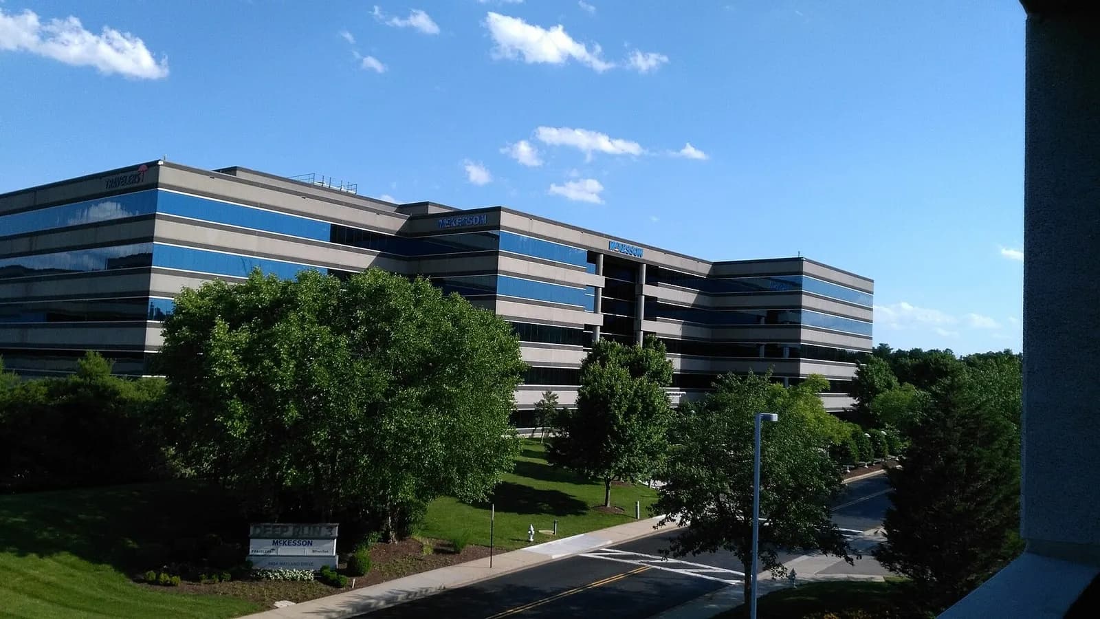 The McKesson Medical-Surgical corporate campus in Richmond, Virginia, photographed on 2 June 2017, a file photograph of a McKesson site and not of Option Care Health