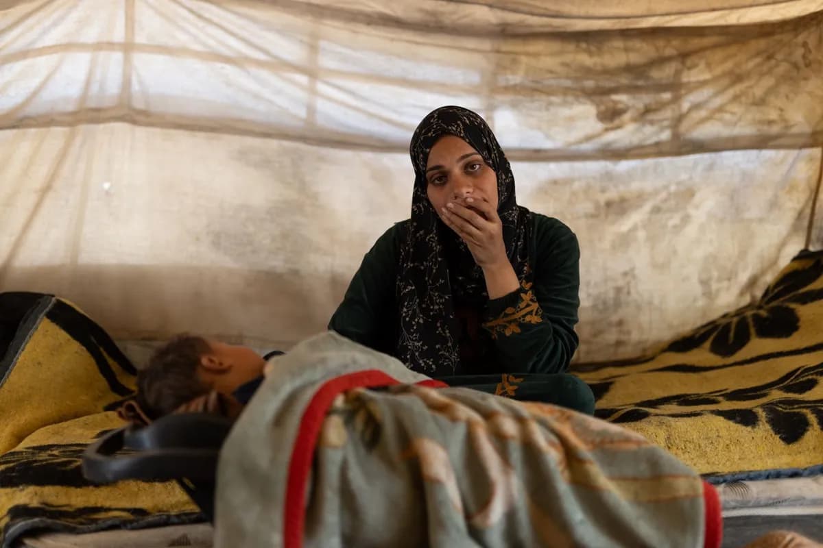 A family offering one another calm practical support during a period of conflict