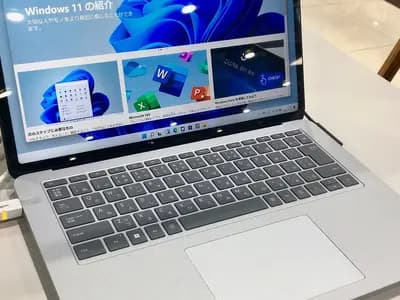 A Microsoft Surface Laptop Studio on display in a shop in Nagoya, Japan, photographed on 20 February 2022, a file photograph of an earlier Surface model and not the Surface Laptop Ultra