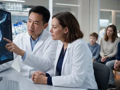 A pediatric precision-medicine team studying a genetic treatment for severe epilepsy