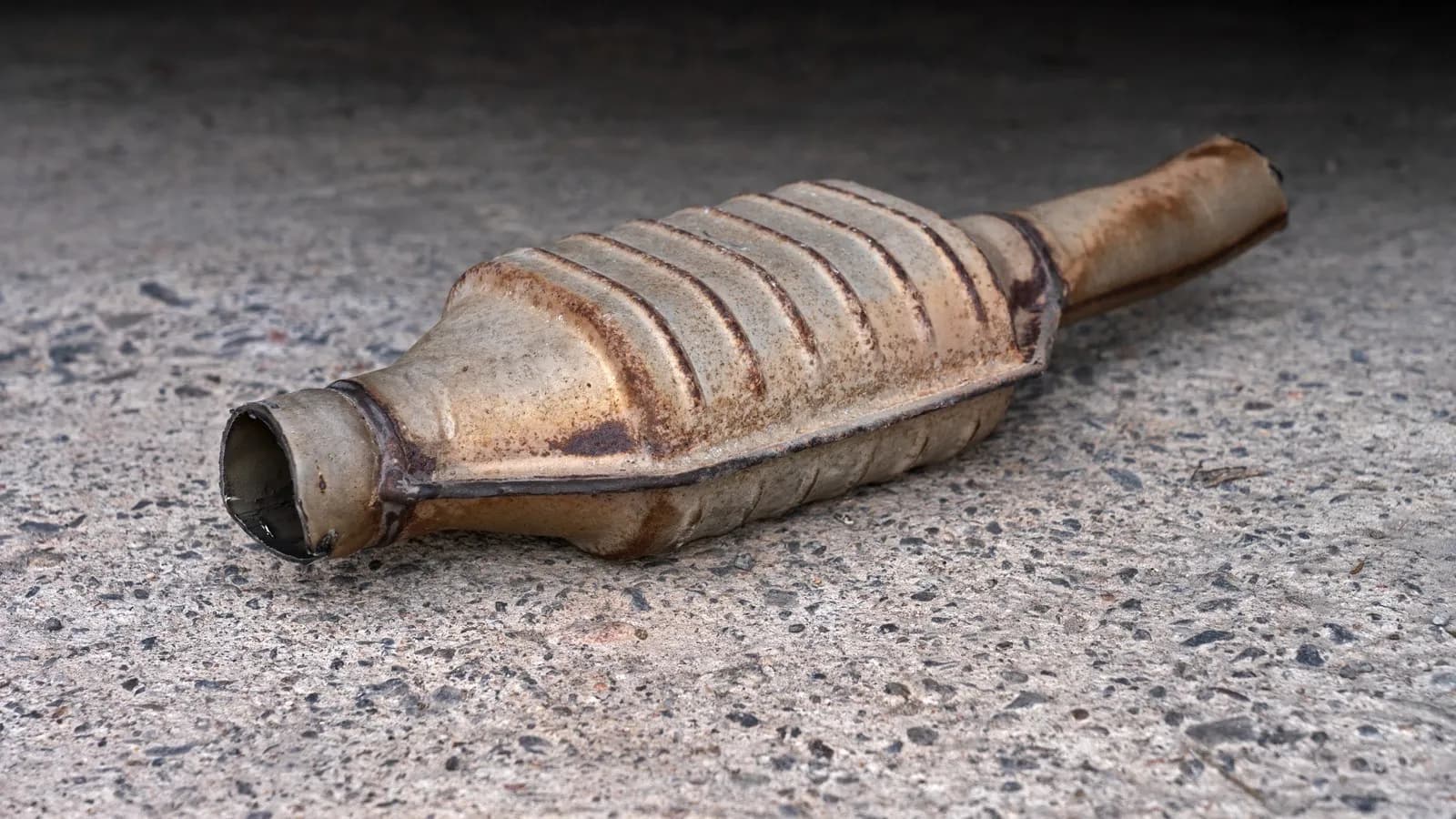 A catalytic converter, the largest single use of platinum group metals