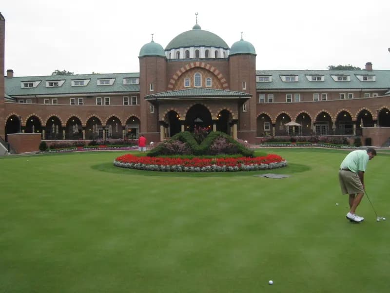 Medinah Country Club outside Chicago, host venue of the 2026 Presidents Cup, photographed in July 2008