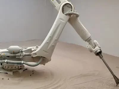 A KUKA industrial robotic arm, illustrative of the kind of hardware the MoveIt framework is built to control and not a PickNik or Qualcomm demonstration, photographed in October 2025