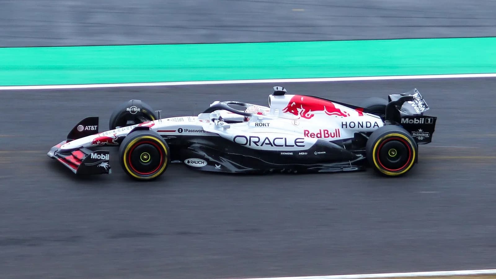 Max Verstappen driving the Red Bull Racing car in the race at the Japanese Grand Prix, photographed on 6 April 2025, a file photograph of the team's car and not from this season's races