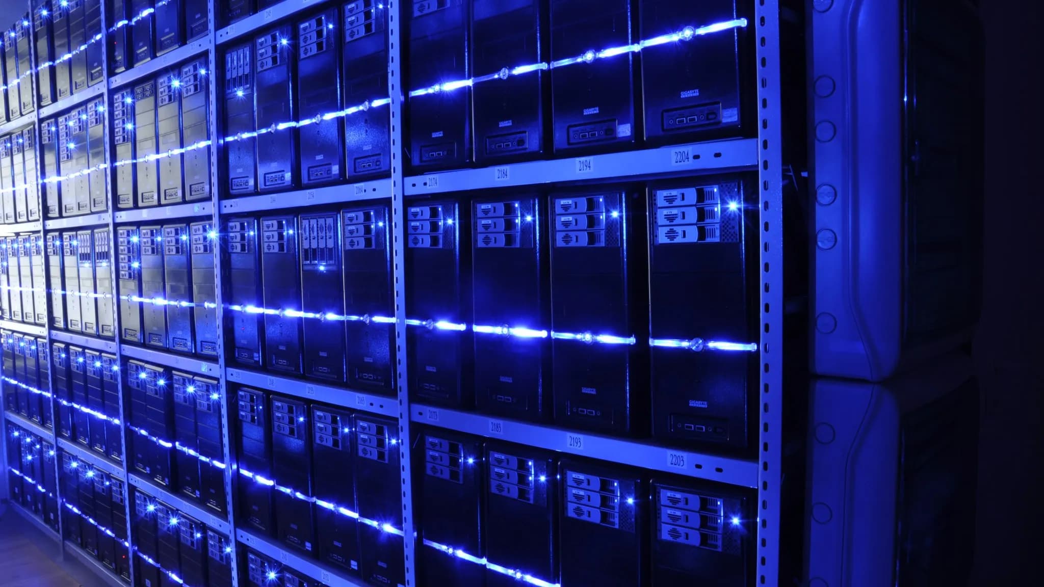 Enterprise cloud infrastructure supporting business software systems
