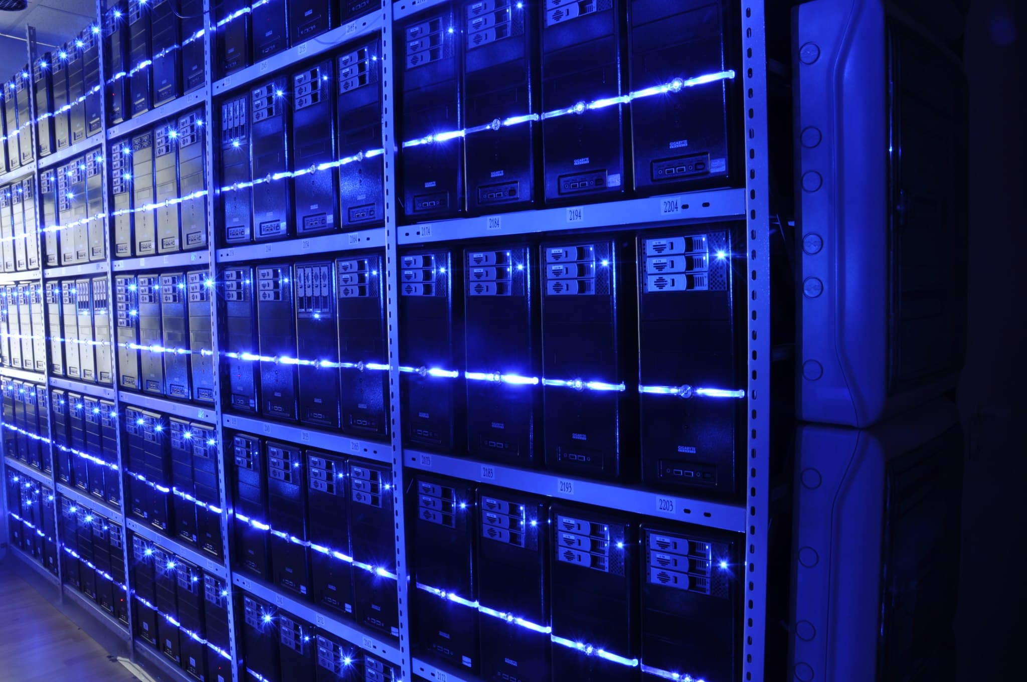 Enterprise cloud infrastructure supporting business software systems