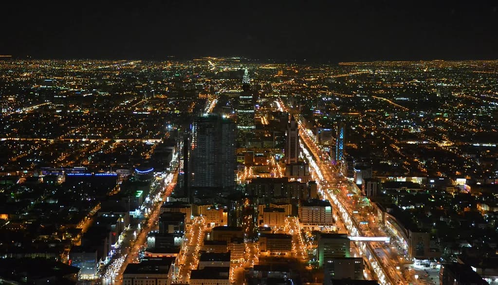 Riyadh's modern skyline representing Saudi Arabia's investment-led transformation