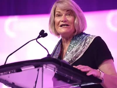 Senator Cynthia Lummis of Wyoming, the Clarity Act's lead Republican negotiator, speaking at a conference in 2021