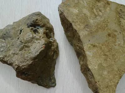 The Jikharra iron meteorite, illustrative of the type of sample analysed in the study and not one of the meteorites this research examined