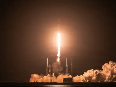 A Falcon 9 lifting off from Cape Canaveral Space Force Station in August 2026, in a US Space Force photograph; not the 700th flight itself