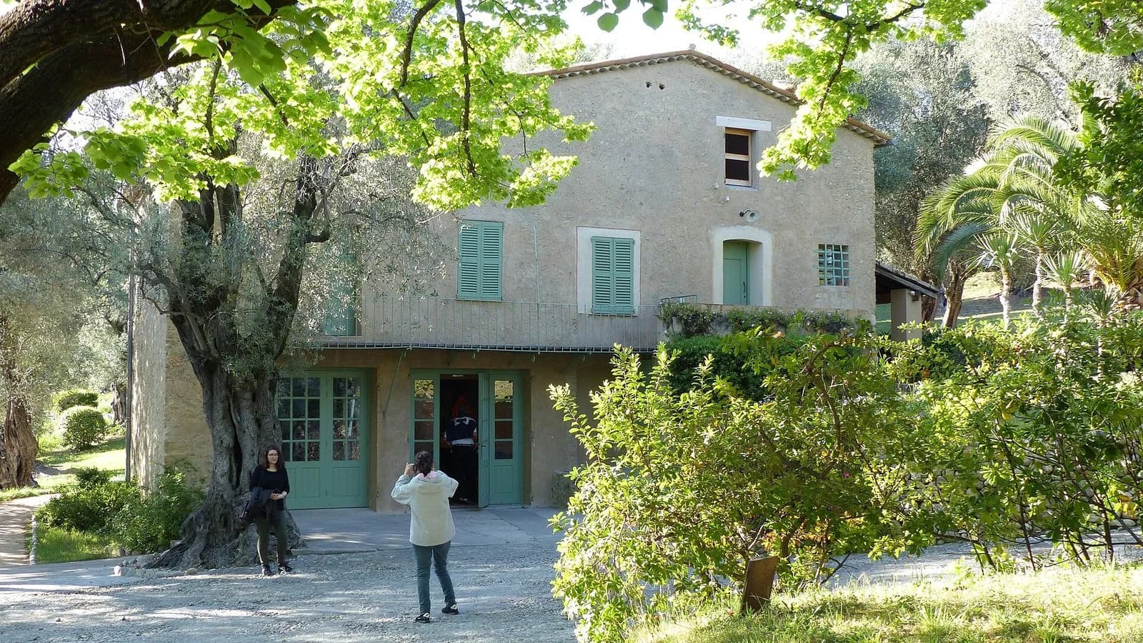 The courtyard of the Renoir house and estate at Les Collettes in Cagnes-sur-Mer, France, photographed on 24 April 2016, a file photograph of the estate and not of the museum on the day of the theft