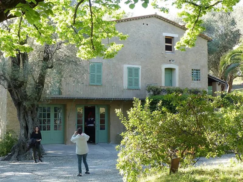 The courtyard of the Renoir house and estate at Les Collettes in Cagnes-sur-Mer, France, photographed on 24 April 2016, a file photograph of the estate and not of the museum on the day of the theft