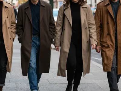 Street style outfits photographed from waist level