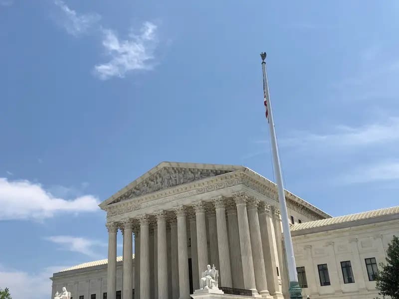 The Supreme Court of the United States in Washington, DC, which issued the Missouri congressional map ruling, photographed in May 2019
