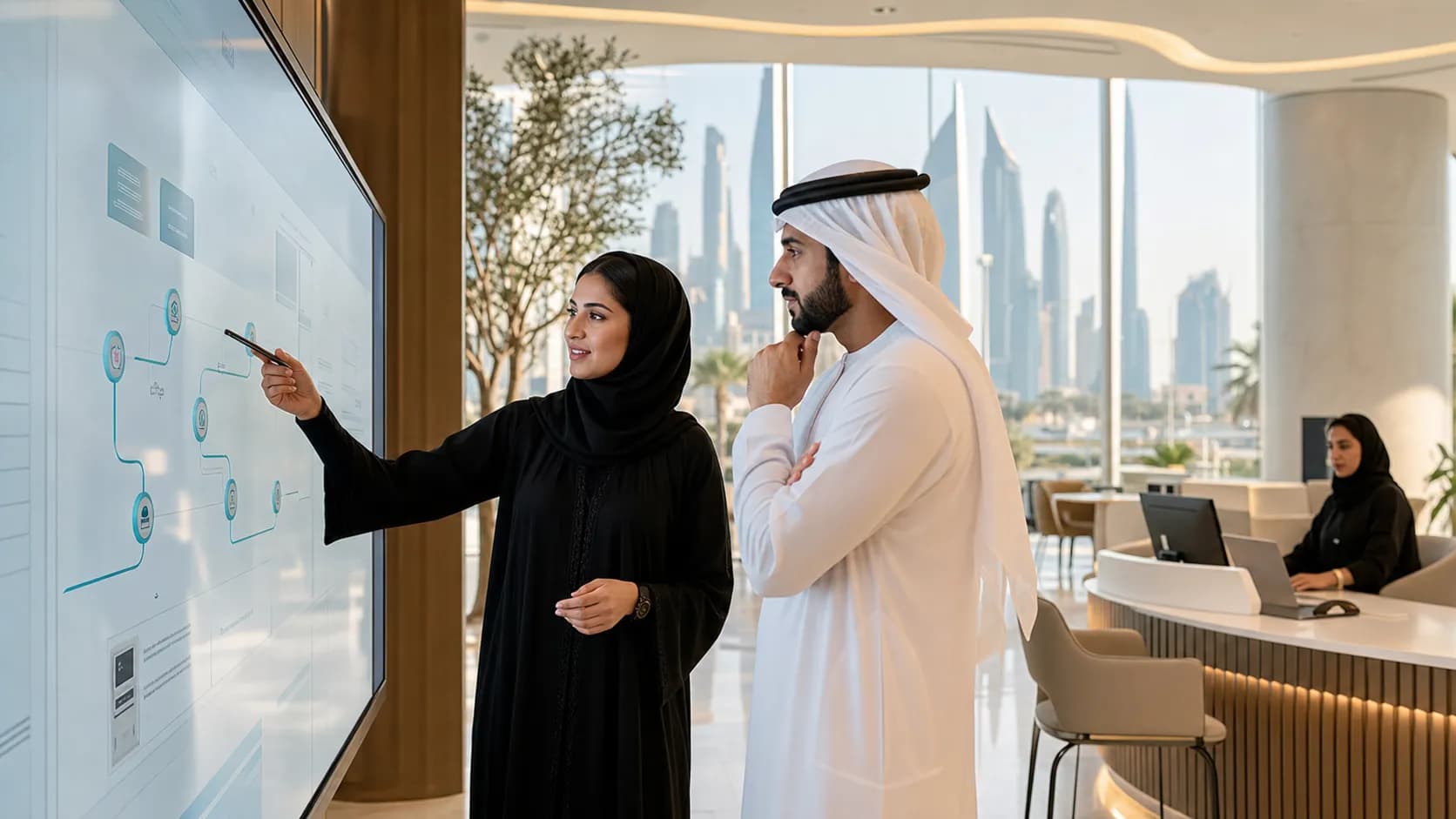 A UAE government service center enhanced by responsible artificial intelligence