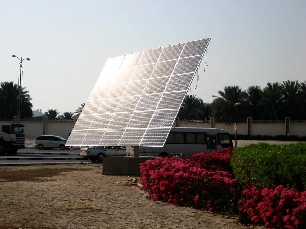 Large solar-energy installation in the UAE