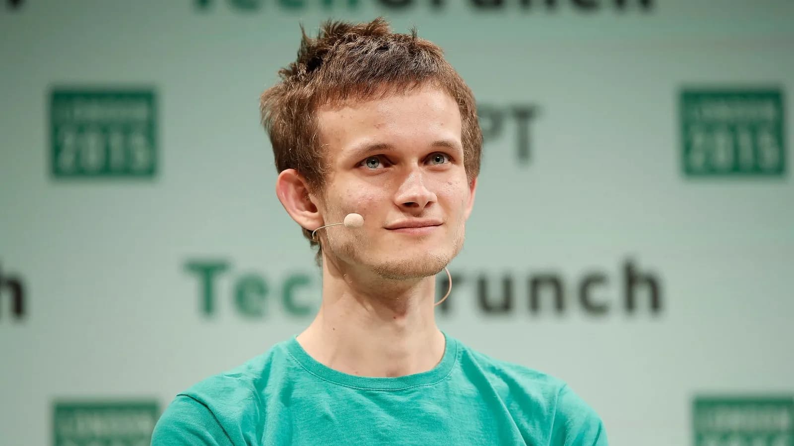 Ethereum co-founder Vitalik Buterin, who wrote the 2030 vision described in this report, photographed at a conference in London in December 2015