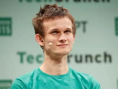 Ethereum co-founder Vitalik Buterin, who wrote the 2030 vision described in this report, photographed at a conference in London in December 2015