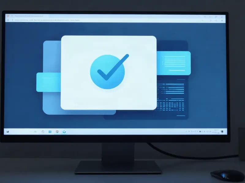 A verification interface displaying content provenance information on a screen